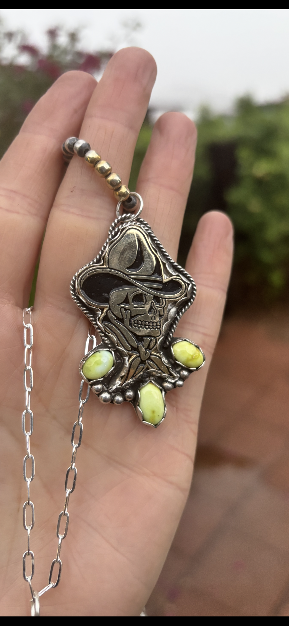 Skully Cowboy (pendant only)
