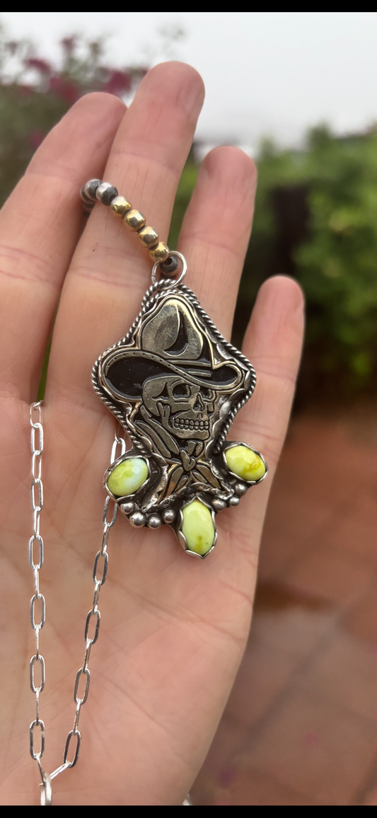Skully Cowboy (pendant only)